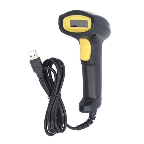 Handheld Barcode Scanner, USB - Wired 1D QR Code Scanner, USB Kabelgebundener Barcodes Imager für Mobile Zahlung PC Bildschirm Scan Handheld Barcode Scanner, USB - Wired 1D QR Code Scanner, USB Kabelgebundener Barcodes Imager für Mobile Zahlung PC Bildschirm Scan von Yanmis