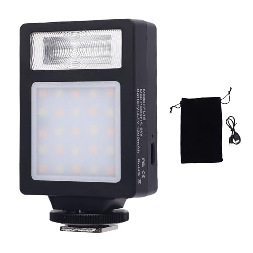 LED-Videolicht, Tragbare Kamera-Licht CRI95+ 2500-9000K Fotografie-Beleuchtung mit Hot Shoe Mount für Selfie Live-Streaming, 1200mah Wiederaufladbar LED-Videolicht, Tragbare Kamera-Licht CRI95+ 2500-9000K Fotografie-Beleuchtung mit Hot Shoe Mount für Selfie Live-Streaming, 1200mah Wiederaufladbar von Yanmis
