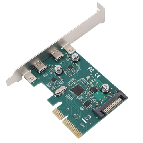 PCIe auf Typ C Adapterkarte, 10 Gbit/s Hochgeschwindigkeits-Dual-Port Erweiterungskartenadapter, Dual Port Frontpanel-Adapter für Desktop-PC PCIe auf Typ C Adapterkarte, 10 Gbit/s Hochgeschwindigkeits-Dual-Port Erweiterungskartenadapter, Dual Port Frontpanel-Adapter für Desktop-PC von Yanmis