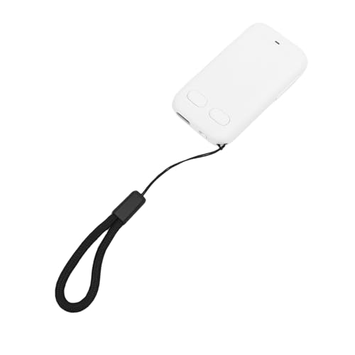 Scrolling Remote Control, 2 Taste Page -Turner Zum Lesen, Kamera -Shutter -Fernbedienung für Telefonvideoaufzeichnungen, Bluetooth Clicker für Android -Telefone Tablets (White) von Yanmis