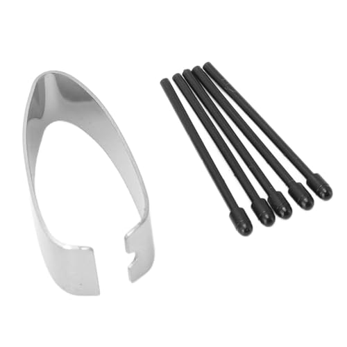 Stylus Stift Tipps, 5 Stück Ersatz Stylus Tipps 1,05mm 20mm Touch Pen Filz Nibs Kit mit Entfernung Pinzette Schwarz von Yanmis