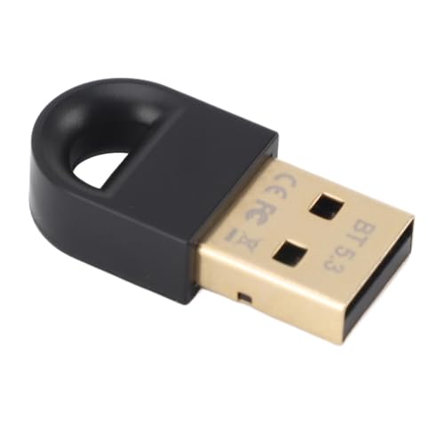 USB-Bluetooth-Adapter, Bluetooth5.3-Dongle-Empfänger, Kabelloser USB-Computer-Tastatur-Maus-Empfänger für Windows 8.1 10 11 von Vikye