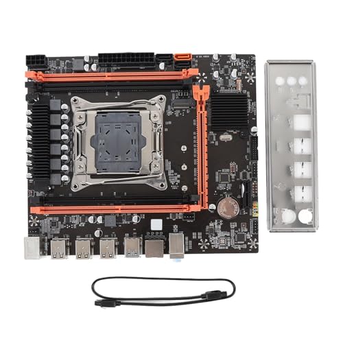 X99H Computer Motherboard mit CPU-Socket für LGA 2011-3, 4 × DDR4-Desktop-Motherboard-Unterstützung für E5 V3 V4, I7 58xx, 68xx-Serie, 128G Maximum Kapazität von Yanmis