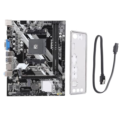 Yanmis B550m K Motherboard, M ATX Doppelkanal DDR4 Motherboard Maximal 64 GB, NVME M.2, PCIE 3.0, Serialata 3.0, USB 3.0, HD Multimedia Interface VGA Compatible Gaming Mainboard von Yanmis