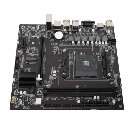 Yanmis Computer Motherboard, M ATX B450 Gaming Motherboard, Doppelkanäle DDR4 Desktop Mainboard, Gigabit Ethernet, NVMe M.2, PCIe -Slots, Unterstützung für 5 5600x, für 9 3950x, für 7 von Yanmis