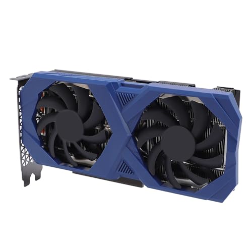 Yanmis Gaming -Grafikkarte, 12 GB GDDR6 -Speicher, Aluminium -Wärme -Dissipation, PCI Express 4.0 16x Hochgeschwindigkeitsgrafikkarte, 2 Stille Kühlventilatoren von Yanmis