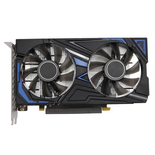 Yanmis Grafikkarte EVGA 4 GB GDDR5 128 Bit mit Verstärktem PCB-Material, Doppelten Leisen Lüftern, 8000 MHz Speichertakt von Yanmis
