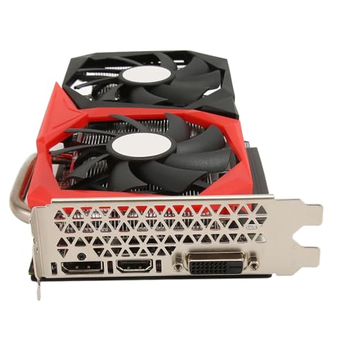 Yanmis Grafikkarte GTX1660 Super 6G GDDR6 192 Bit, hervorragende Leistung, 8K HDR-Technologie, schnelle Kühlung, unterstützt mehrere Displayausgänge, 3D-API von Yanmis
