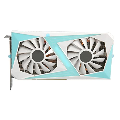 Yanmis Grafikkarte RTX2060 6 GB GDRR6 192 Bit, PCI Express 3.0, DisplayPort X 3 Schnittstelle, Gaming-Grafikkarte mit HDR-Technologie mit Dual-Lüfter von Yanmis
