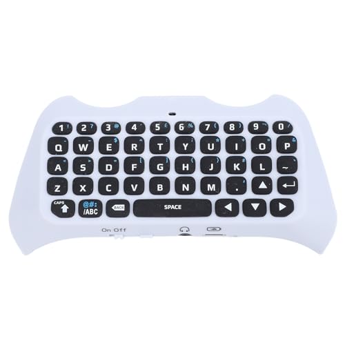 Yanmis Kabellose Controller-Tastatur, Tragbares Bluetooth-Gamepad-Chatpad mit Integriertem Lautsprecher und 3,5-mm-Sound-Buchse, Voice-Chat-Board für Messaging-Gaming-Live-Chat von Yanmis