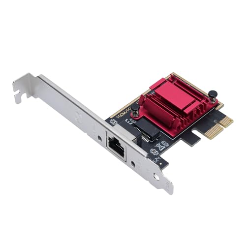 Yanmis PCIE 2.5G Ethernet -Karte, 10 100 1000 M 2,5 G Gigabit -Netzwerkadapter für den Desktop -Computer -PC für, RJ45 LAN -Controller Gigabit Ethernet Card, Support 2,5GBase T T. Yanmis PCIE 2.5G Ethernet -Karte, 10 100 1000 M 2,5 G Gigabit -Netzwerkadapter für den Desktop -Computer -PC für, RJ45 LAN -Controller Gigabit Ethernet Card, Support 2,5GBase T T. von Yanmis
