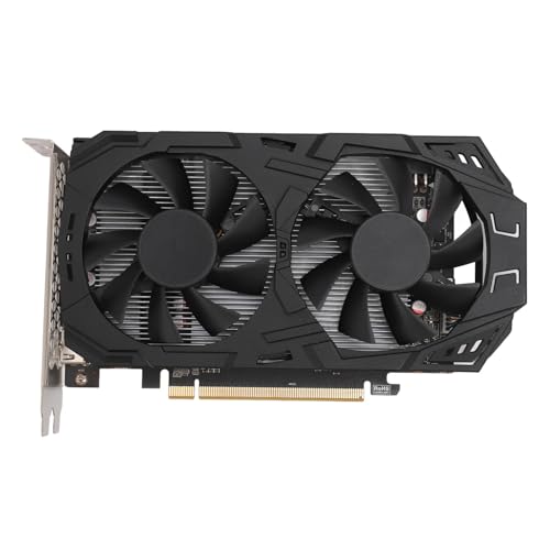 Yanmis RX 560XT-Grafikkarte, 256 Bit 8G GDDR5 1206/6000 MHz, PCI Express 3.0 Gaming GPU-Grafikkarte, HDMI mit Zwei Lüftern für Büro- und PC-Gaming von Yanmis
