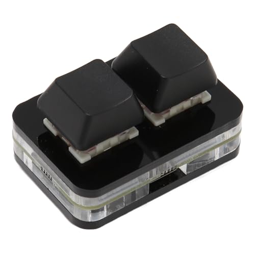 Yanmis Tastatur mit RGB-LED-Hintergrundbeleuchtung, Makro-Programmierung, Plug and Play für OS X (Schwarz) von Yanmis