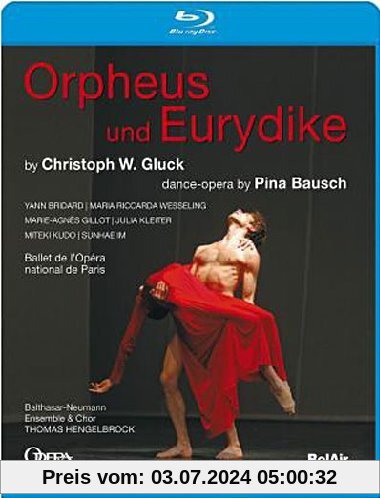 Orpheus und Eurydike, by Christoph W. Gluck, dance-opera by Pina Bausch (Ballet de l'Opéra de Paris, 2008) [Blu-ray] von Yann Bricard