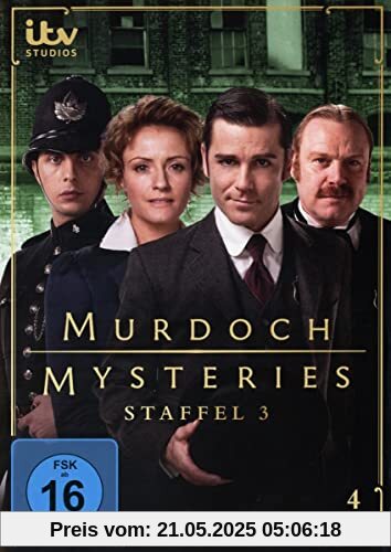 Murdoch Mysteries - Staffel 3 (4 DVDs) - 13 Folgen von Yannick Bisson