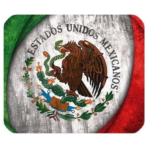 (Maus - Pads) definierte die mexikanische Flagge Adler Muster Tuch bedeckt, rechteckigen Mousepad von Yanteng