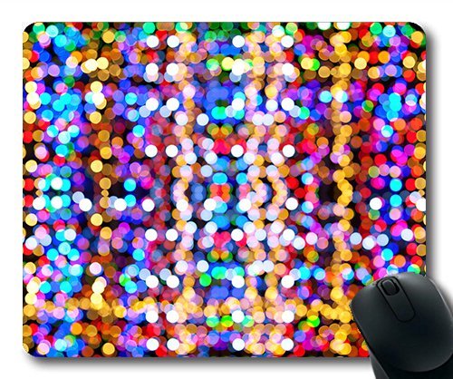 (Precision Lock Edge Mouse Pad) Bokeh Abstract Background Blur Blurred Bright Gaming Mouse Pad Mouse Mat for Mac or Computer von Yanteng