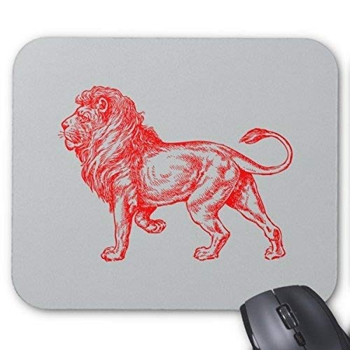 (dauerhafte präzise Gemeinsame Mousepad) Allgemeiner Brauch - Maus - Gaming Mouse pad Red Lion - Mousepad von Yanteng