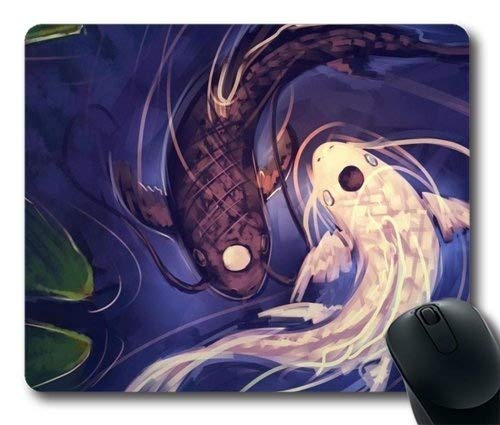 Fish Ying Yang PondCustomized Mouse padRectangle-Mauspad Gaming-Mauspad von Yanteng