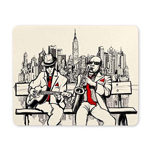 Gaming Mouse pad, Maus - Pads von Zwei Jazz - Mann in New York Spielen Mouse pad - Computer von Yanteng