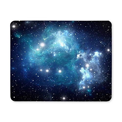 Gaming Mouse pad, einzigartige maßgeschneiderte großen Gaming Mouse pad Blau - Raum - Nebel maßgeschneiderte rechteckige Anti - rutsch - Gaming Mouse pad von Yanteng