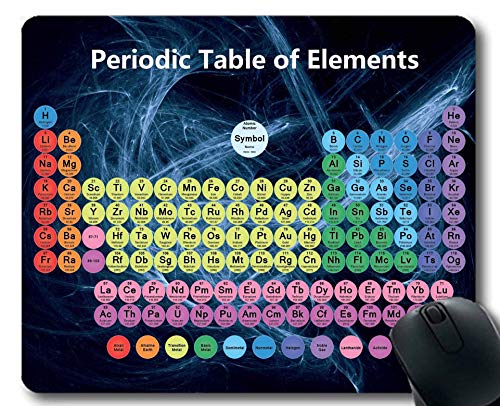 Mauspads, Mauspad für Periodensystem, Chemiker, Dickes Gummi-Mousepad von Yanteng