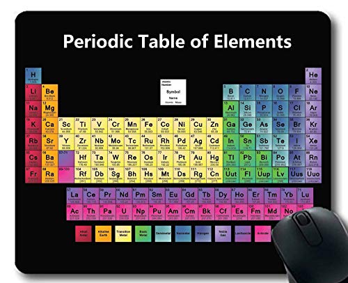 Mauspads, Periodensystem der Elemente Gaming-Mauspad, Periodensystem von Chemistry Elements for Classroom. Dickes großes Gummi-Mousepad von Yanteng