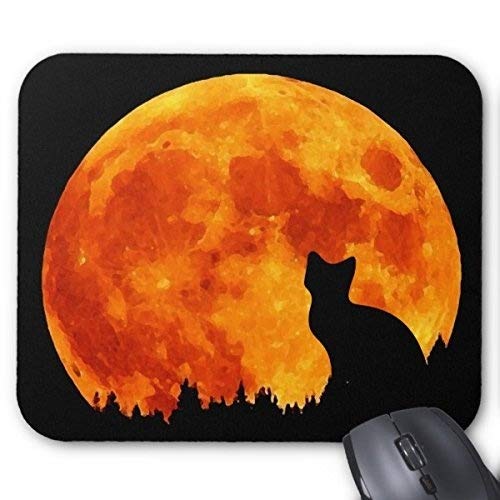 Orange Moon Mousepad Gaming Mouse pad - Katze von Yanteng