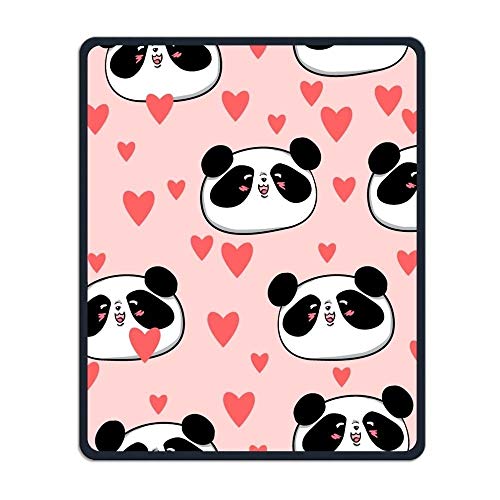 Präzise nähte und dauerhaften Panda rosa Muster Custome einzigartige Mousepad wasserfeste Büro - Forschung Spielen Mouse pad - Mousepad von YENDOSTEEN