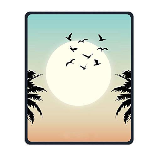 Präzise nähte und dauerhaften Tropische Szene personalisierte Mousepad wasserdichte Mousepad Anti - rutsch - Basis Forschung Spielen Männer und Frauen für das Amt Mousepad von YENDOSTEEN