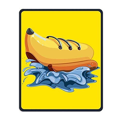 Präzise nähte und dauerhaften gelbe Bananen - ski - maßgeschneiderte Druck - einzigartige Mousepad wasserfeste Büro Mousepad Anti - rutsch - Maus Spielen Forschung von Yanteng