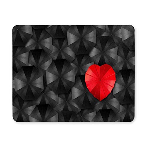 Yanteng Gaming Mouse pad, Maus - Pads roten herzförmigen Schirm im Schwarzen Schirm Computer - Maus - Pads Anti - rutsch - Mousepad von Yanteng