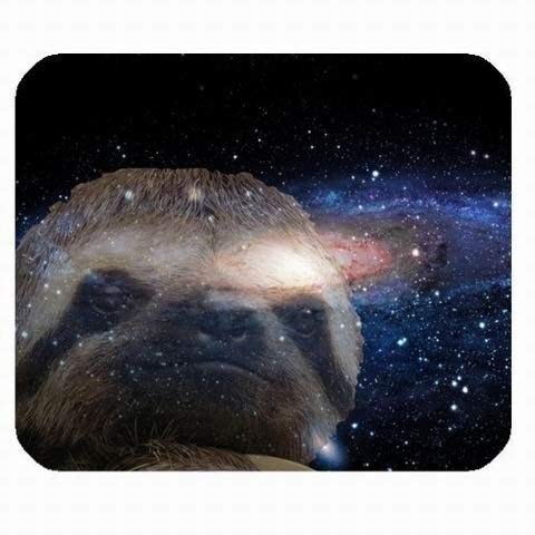 Yanteng Hipster Sloth Nebula Galaxy Raum UniverseCustomized Maus padRectangle Maus-Pad Gaming Mouse mat von Yanteng