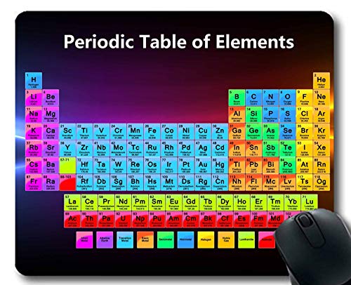 Yanteng Mauspads, 2019 Periodensystem der Elemente Mauspad, Schulbüro Computerzubehör, Dickes Gummi-Mousepad von Yanteng