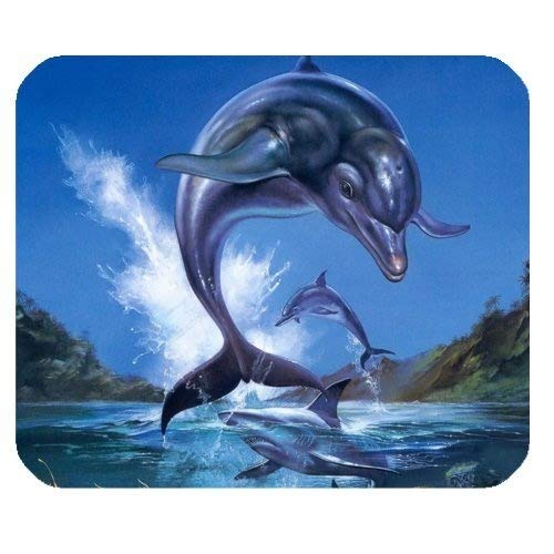 Yanteng produziert maßgeschneiderte Delfin - Basis rechteckigen ohne Slip Mousepad Gaming Mouse pad, Der Standard, Schwarze Mousepad dauerhafte Tuch - Mousepad von YENDOSTEEN