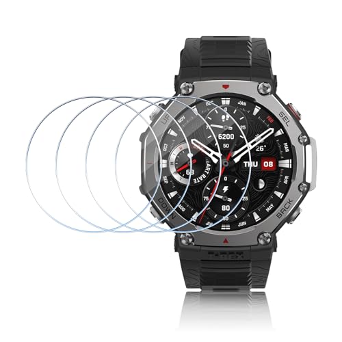 Yantree Displayschutz Kompatibel mit Amazfit T-Rex 3 für Panzerglas, Blasenfrei Wasserdicht Schutzfolie, Anti-Kratzen 9H Härte Schutz Panzerfolie, HD Hohe Auflösung Schutzglas Folie, 4 Pcs Yantree Displayschutz Kompatibel mit Amazfit T-Rex 3 für Panzerglas, Blasenfrei Wasserdicht Schutzfolie, Anti-Kratzen 9H Härte Schutz Panzerfolie, HD Hohe Auflösung Schutzglas Folie, 4 Pcs von Yantree