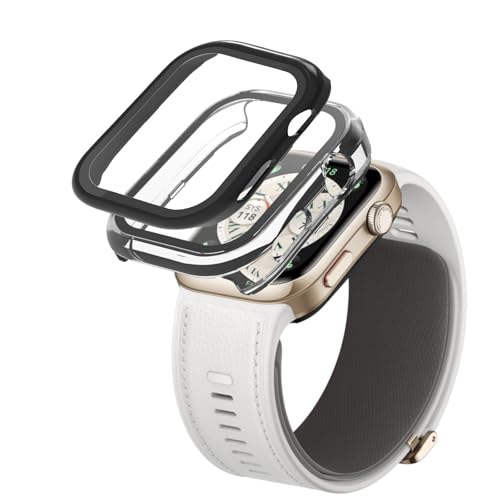 Yantree Hülle Mit Glas für Panzerglas Kompatibel mit Huawei Watch D2, 360 Grad Rundum Stoßfeste Schutzhülle, Kratzfeste Hard PC Ultra Dünne Cover + Displayschutz, Schwarz + Transparente Yantree Hülle Mit Glas für Panzerglas Kompatibel mit Huawei Watch D2, 360 Grad Rundum Stoßfeste Schutzhülle, Kratzfeste Hard PC Ultra Dünne Cover + Displayschutz, Schwarz + Transparente von Yantree