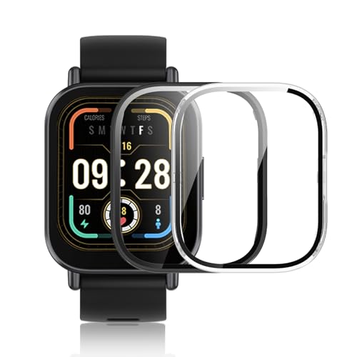 Yantree Hülle Mit Glas für Panzerglas Kompatibel mit Xiaomi Redmi Watch 5 Active, 360 Grad Rundum Stoßfeste Schutzhülle, Kratzfeste Hard PC Ultra Dünne Cover + Displayschutz, Schwarz + Transparente Yantree Hülle Mit Glas für Panzerglas Kompatibel mit Xiaomi Redmi Watch 5 Active, 360 Grad Rundum Stoßfeste Schutzhülle, Kratzfeste Hard PC Ultra Dünne Cover + Displayschutz, Schwarz + Transparente von Yantree