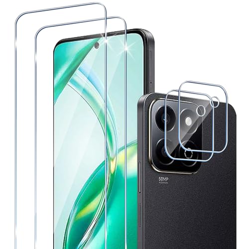 Yantree Schutzfolie Kompatibel mit Honor 200 Smart für Panzerglas, 2 Pcs 9H Härte Displayschutz + 2 Pcs Kameraschutz, Anti-Fingerabdruck Anti-Bläschen Anti-Kratzen HD-Klar Schutzglas Panzerfolie Yantree Schutzfolie Kompatibel mit Honor 200 Smart für Panzerglas, 2 Pcs 9H Härte Displayschutz + 2 Pcs Kameraschutz, Anti-Fingerabdruck Anti-Bläschen Anti-Kratzen HD-Klar Schutzglas Panzerfolie von Yantree