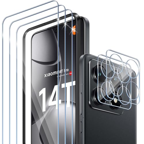 Yantree Schutzfolie kompatibel mit Xiaomi 14T Pro für Panzerglas, 3 Pcs 9H Härte Displayschutz + 2 Pcs Kameraschutz mit Rahmen-Installationshilfe, Anti-Fingerabdruck Anti-Bläschen Schutzglas Yantree Schutzfolie kompatibel mit Xiaomi 14T Pro für Panzerglas, 3 Pcs 9H Härte Displayschutz + 2 Pcs Kameraschutz mit Rahmen-Installationshilfe, Anti-Fingerabdruck Anti-Bläschen Schutzglas von Yantree