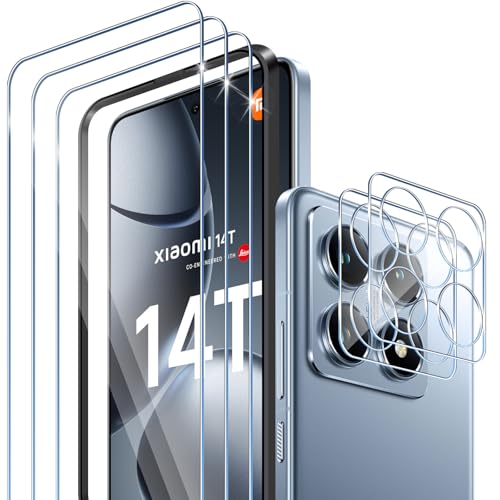 Yantree Schutzfolie kompatibel mit Xiaomi 14T für Panzerglas, 3 Pcs 9H Härte Displayschutz + 2 Pcs Kameraschutz mit Rahmen-Installationshilfe, Anti-Fingerabdruck Anti-Bläschen Schutzglas Yantree Schutzfolie kompatibel mit Xiaomi 14T für Panzerglas, 3 Pcs 9H Härte Displayschutz + 2 Pcs Kameraschutz mit Rahmen-Installationshilfe, Anti-Fingerabdruck Anti-Bläschen Schutzglas von Yantree