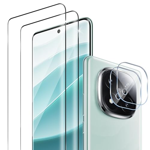 Yantree Schutzfolie Kompatibel mit Xiaomi Redmi Note 14 Pro Plus/14 Pro+ 5G für Panzerglas, 2 Pcs 9H Härte 3D Displayschutz + 2 Pcs Kameraschutz, Anti-Bläschen Anti-Kratzen HD Schutzglas Panzerfolie Yantree Schutzfolie Kompatibel mit Xiaomi Redmi Note 14 Pro Plus/14 Pro+ 5G für Panzerglas, 2 Pcs 9H Härte 3D Displayschutz + 2 Pcs Kameraschutz, Anti-Bläschen Anti-Kratzen HD Schutzglas Panzerfolie von Yantree