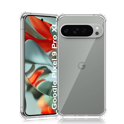 Yantree Schutzhülle Kompatibel mit Google Pixel 9 Pro XL Hülle, 360 Grad Stoßfest Kratzfest Transparent Handyhülle, Weiche TPU Silikon Dünne Case Cover für Google Pixel 9 Pro XL Yantree Schutzhülle Kompatibel mit Google Pixel 9 Pro XL Hülle, 360 Grad Stoßfest Kratzfest Transparent Handyhülle, Weiche TPU Silikon Dünne Case Cover für Google Pixel 9 Pro XL von Yantree