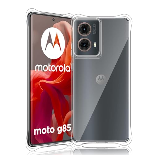 Yantree Schutzhülle Kompatibel mit Motorola Moto G85 5G Hülle, 360 Grad Stoßfest Kratzfest Transparent Handyhülle, Weiche TPU Silikon Dünne Case Cover für Motorola Moto G85 5G Yantree Schutzhülle Kompatibel mit Motorola Moto G85 5G Hülle, 360 Grad Stoßfest Kratzfest Transparent Handyhülle, Weiche TPU Silikon Dünne Case Cover für Motorola Moto G85 5G von Yantree