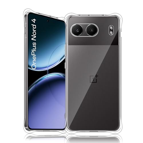 Yantree Schutzhülle Kompatibel mit OnePlus Nord 4 5G Hülle, 360 Grad Stoßfest Kratzfest Transparent Handyhülle, Weiche TPU Silikon Dünne Case Cover für OnePlus Nord 4 5G Yantree Schutzhülle Kompatibel mit OnePlus Nord 4 5G Hülle, 360 Grad Stoßfest Kratzfest Transparent Handyhülle, Weiche TPU Silikon Dünne Case Cover für OnePlus Nord 4 5G von Yantree