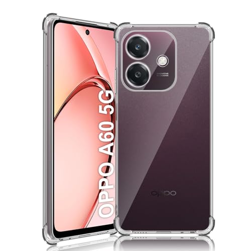 Yantree Schutzhülle Kompatibel mit Oppo A60 5G Hülle, 360 Grad Stoßfest Kratzfest Transparent Handyhülle, Weiche TPU Silikon Dünne Case Cover für Oppo A60 5G Yantree Schutzhülle Kompatibel mit Oppo A60 5G Hülle, 360 Grad Stoßfest Kratzfest Transparent Handyhülle, Weiche TPU Silikon Dünne Case Cover für Oppo A60 5G von Yantree