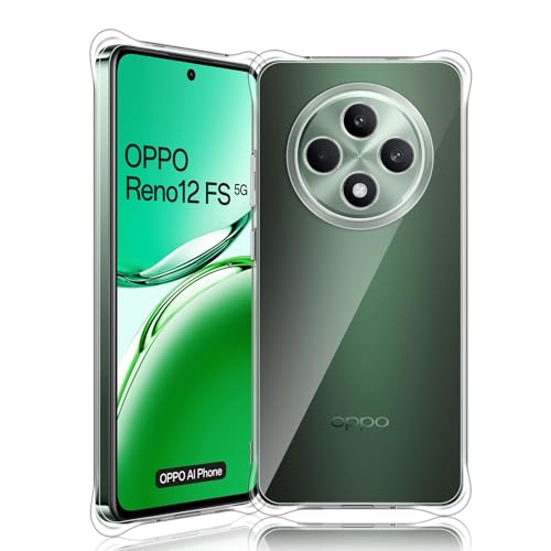 Yantree Schutzhülle Kompatibel mit Oppo Reno 12 F/Reno 12 FS 5G Hülle, 360 Grad Stoßfest Kratzfest Transparent Handyhülle, Weiche TPU Silikon Dünne Case Cover für Oppo Reno 12F / Reno 12 FS 5G Yantree Schutzhülle Kompatibel mit Oppo Reno 12 F/Reno 12 FS 5G Hülle, 360 Grad Stoßfest Kratzfest Transparent Handyhülle, Weiche TPU Silikon Dünne Case Cover für Oppo Reno 12F / Reno 12 FS 5G von Yantree