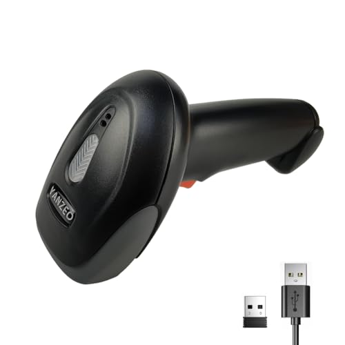 YANZEO L6811 Barcode Scanner 1D Wireless Barcode Reader 2.4G und USB Kabel Handheld Barcode Scanner für Windows, Android, iOS und PC YANZEO L6811 Barcode Scanner 1D Wireless Barcode Reader 2.4G und USB Kabel Handheld Barcode Scanner für Windows, Android, iOS und PC von Yanzeo