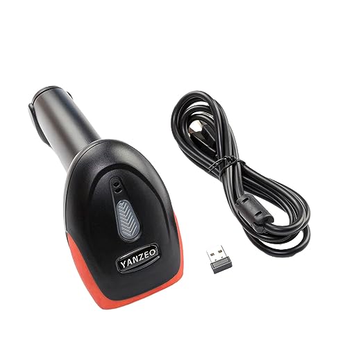 Yanzeo Handheld Barcode-Scanner USB Wireless 2.4G Barcode-Scanner 1D 2D QR Code Pos Laser Barcode-Leser von Yanzeo