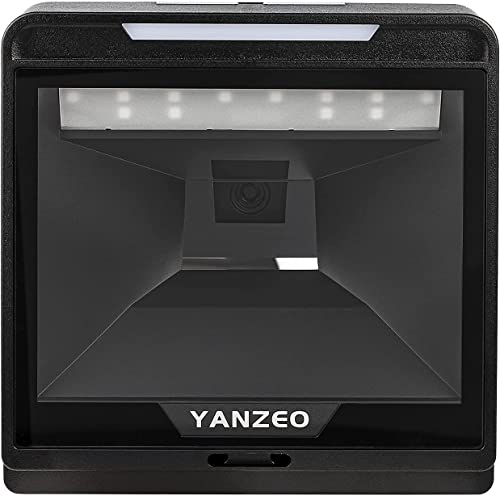 Yanzeo YS868i Flatbed Desktop Omnidirectional 2D Barcode Scanner Wired Barcode Reader Auto Scan 1D QR Code Scanning Platform Hands-Free Image Sensing Bar Code POS Warehousing von Yanzeo